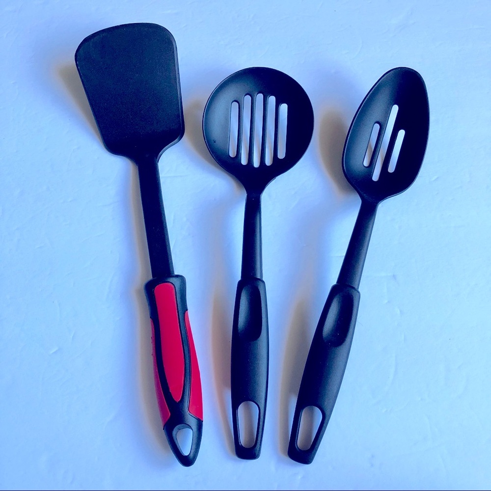 Kitchen Cooking Utensils Spoons Spatula Set of 3
